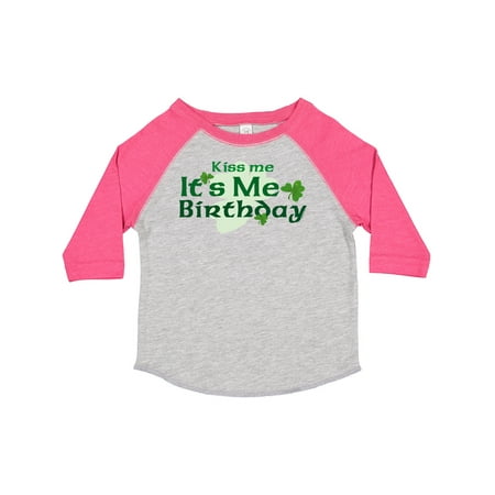 

Inktastic Kiss Me Irish Birthday Boys or Girls Toddler T-Shirt