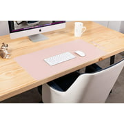 Computer Desk Mat - PU Large Gaming Mouse Pad, Non-Slip, Waterproof Writing Desk Pad，Durable and Comfortable Double