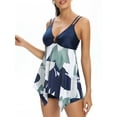 thumbnail image 2 of BIKINX Women's Plus Size Swimsuits Tankini Bathing Suits for Women Tummy Control Swim Dress Two Piece Swimwear with Shorts, 2 of 6