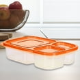 thumbnail image 2 of Envase de fruta de 3 compartimentos Caja de ensalada y refrigerio de PP apto para microondas para estudiantes FLhrweasw  Nuevo, 2 of 6