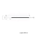 thumbnail image 2 of Cable Chicote Liberador De Cofre Compatible Con Ford Explorer 4.0L 1991 1992 1993 1994 CAHSA Cable Chicote Acelerador, 2 of 6