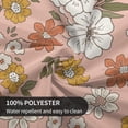 thumbnail image 5 of Round Tablecloth 60 Inch,Stain Resistance Washable Table Cloth,70s Retro Groovy Boho Flower Table Cover for Kitchen Dining Table, Buffet Parties and \u200bCamping, 5 of 6