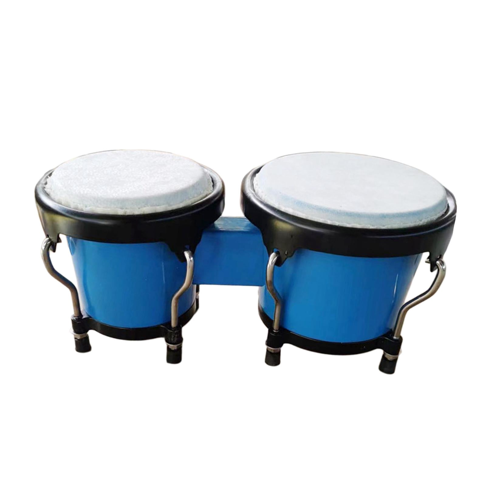 LeeQinersw African Drum Drum, Music Instruments, Bongo Drum Set for Birthday Gifts,Children Blue