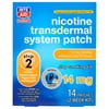 Rite Aid Nicotine Transdermal System Patch, Step 2, 14mg - 14 ct, Nicotine Patches Step 2 | Quit Smoking, Quit Smoking Aid