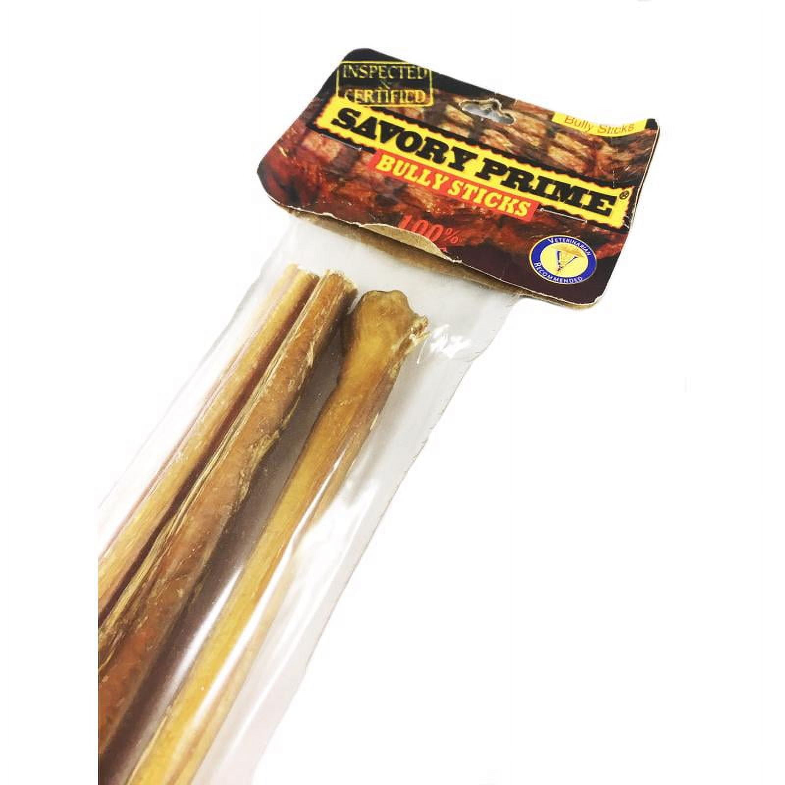 Savory Prime 12" American Bully Stick Dog Bone, 3 Count