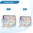 thumbnail image 4 of FORMRS 13-13.3 inch Laptop Sleeve Case Soft Carrying Quilted Computer Bag Cover, Elegant Marble Pattern, 4 of 7
