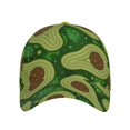 thumbnail image 2 of Daiia Big Colorful Avocados Baseball Cap Men Women Classic Adjustable For Running Workout And Outdoor Activitie All Season Dad Hat Gift, 2 of 9