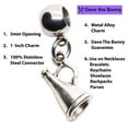 thumbnail image 2 of Megaphone Charm Necklace With Gift Pouch, Silver Tone Cheer Jewelry for Spirit Fans, Cheerleader Gifts and Cheer Gifts for Squads, Moms, Coaches, 2 of 8