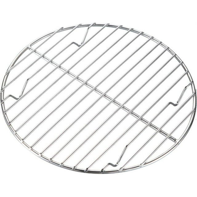 8.3 inch Round Canning Steaming Racks, Casewin Stainless Steel Round Baking Cooling Rack Set of 1, Multi-Purpose for Air Fryer Pressure Cooker, Dishwasher Safe