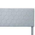thumbnail image 3 of Furniture of America Honeycomb Modern Grey Velvet Headboard Storage Guest Bed by  Queen, 3 of 5
