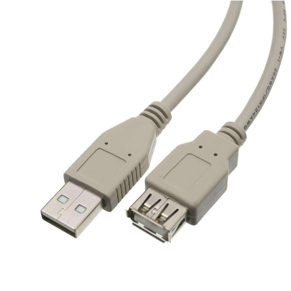 US USB 2.0 A-A Extenstion Cable W/ Booster Extender 15Ft 