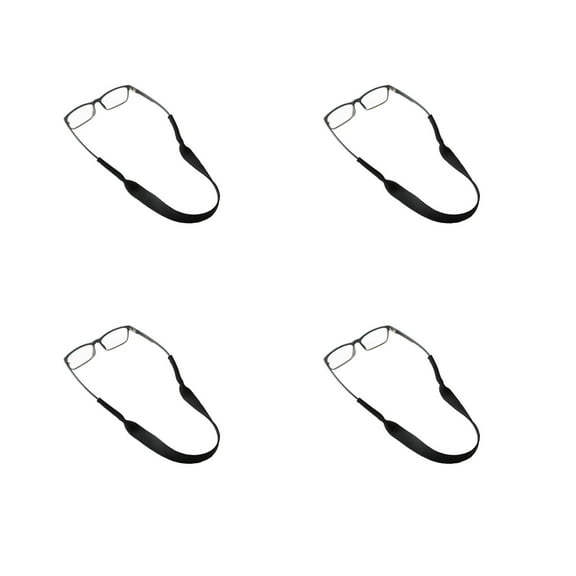 CCOCC 4 Pcs Glasses Strap,Adjustable Glasses Chain,Non-Slip Sports Ready Strap Sunglasses Strap,Blue