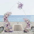 thumbnail image 6 of Wedding Arch Flower Frame Metall Bogen Hintergrund Stand Metal Arch Backdrop Stand 7.35FT Wedding Arch Backdrop Stand, 6 of 23