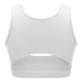 thumbnail image 4 of IWRICH Women's High Impact Stretchy Sports Bra Racerback Workout High Support Sports Bras White XL, 4 of 4