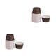 thumbnail image 2 of Inteprter 50 Uds. De vasos para helado, cuencos de papel para postre, taza para tratar, Yogurt congelado, para llevar, Muffin, envoltorios para Café 2Conjunto, 2 of 6