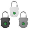 thumbnail image 4 of Inteprter Armario doble de oficina con cerradura inteligente con huella dactilar para equipaje al aire libre Cerraduras de hardware blanco, 4 of 4