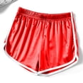 thumbnail image 4 of BLVB Satin Silk Shorts for Women Casual Summer Elastic Waist Lounge Pajama Shorts Beach Vacation Clothes, 4 of 4