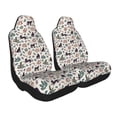 thumbnail image 2 of Naloa Black Cat And Snake Car Seat Covers 2PCs Front Car Seat Covers Universal fit for Most Cars SUVs and Trucks - 1, 2 of 5