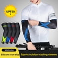 thumbnail image 2 of Arm Sleeves Bicycle Sleeves UV Protection Running Cycling Sleeves Sunscreen Arm Warmer Arm Cover Cuff, 2 of 3
