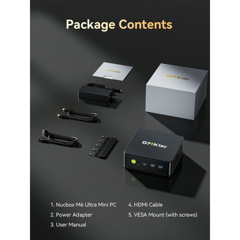 GMKtec Mini Gaming PC, AMD Ryzen 5 7640HS(up to 5.0GHz) , 16GB RAM