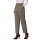 thumbnail image 4 of Pantalón de Houndstooth para Mujeres INSPIRE CHIC para un Look Profesional y Elegante en la Oficina Color Marrón, 4 of 5