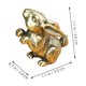 thumbnail image 3 of 2 mini figuras de conejo de latón vintage, adorables figuras de conejo para decoración de escritorio, estatua de conejo con forma de conejo, adorable estatua de conejo de latón, adorno., 3 of 7