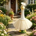 thumbnail image 4 of Lzobxe 23" Porch Goose Clothes, Goose Clothes Puffy Skirt Set for Birthday Decor, Easter Thanksgiving Ornaments for Outdoor Garden Yard Lawn Porch, 4 of 6