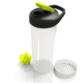 thumbnail image 2 of BluePeak 28-Oz BPA Free Protein Shaker Bottle, 3-Pack (Yellow, Blue & Black), 2 of 5