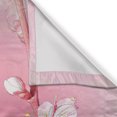 thumbnail image 3 of Ambesonne Peach Kitchen Curtains, Japanese Cherry Bloom, 55"x39", Pink White, 3 of 3