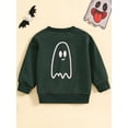 thumbnail image 3 of Bagilaanoe Toddler Baby Girl Halloween Sweatshirt Long Sleeve Print Pullover 9M 12M 18M 24M 3T 4T Kids Fall Loose Tee Tops, 3 of 9