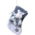 thumbnail image 1 of Regalos Calcetines navideños Navidad Adornos navideños para el Hogar Calcetines navideños Regalo Gris Xemadio WLJ-3463, 1 of 2