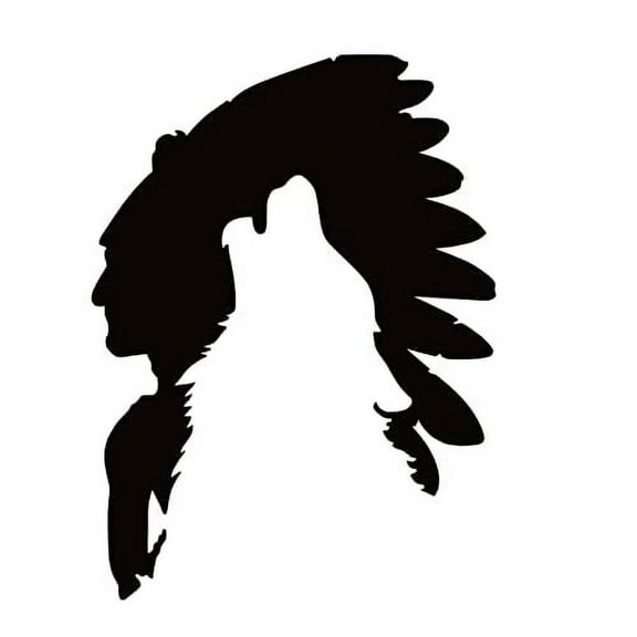 Native and Wolf Edible Icing Image Cake topper for 1/4 sheet cake or larger  fits 1/4 Sheet cake or larger