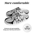 thumbnail image 6 of Lsque Mandala Floral Line Art Pattern Womens Comfort Cotton on Scuff With Memory Foam and Anti-skid Sole Slipper-40/41, 6 of 7