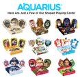 thumbnail image 4 of Juego de cartas AQUARIUS con forma de vacaciones navideñas, 4 of 5