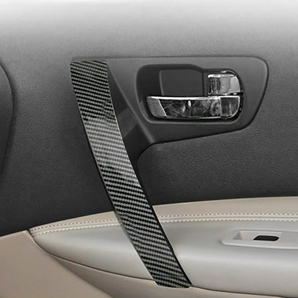 Car Carbon Fiber Interior Door Handles Base Interior Door Handle