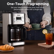 Gevi 14-Cup Programmable Drip Coffee Maker, Stainless Steel Smart Coffee Pot with Touch Control & Automatic Clean, Summer Edition