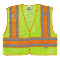 Type P Class 2 Public Safety Vest, Lime - 6XL & 7XL