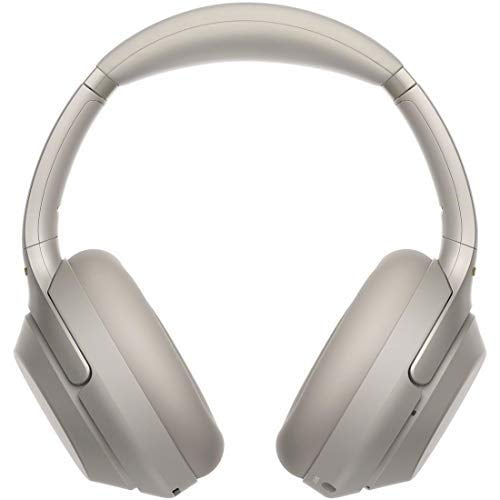 Sony Wireless noise canceling headphones WH 1000XM3 LDAC Bluetooth high resolution Up to 30 hours continuous playback Closed type With microphone 2018 model Platinum silver WH 1000XM3 S Walmart