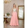 thumbnail image 6 of Elegant Strapless Wedding Attire with Intricate Embroidery - A Must - have for Formal Church Weddings, Stands Out at Holiday Celebrations like Thanksgiving and Christmas, 6 of 6