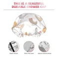 thumbnail image 4 of Bohemian Cute Cartoon Chicken Shower Cap, Reusable Bath Hair Hat for all Hair Lengths Hair Cover with Elastic Band Double Waterproof Layers Bathing Hat, 4 of 5