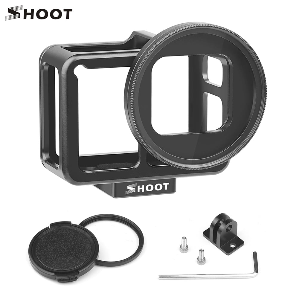 SHOOT XTGP507B CNC Aluminum Alloy Protective Camera Case Action Camera
