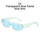 thumbnail image 3 of Nuevas gafas de sol Vintage de moda, gafas de sol cuadradas Retro clásicas para mujer, gafas de sol rectangulares pequeñas de viaje Vintage de marca para mujer, 3 of 5