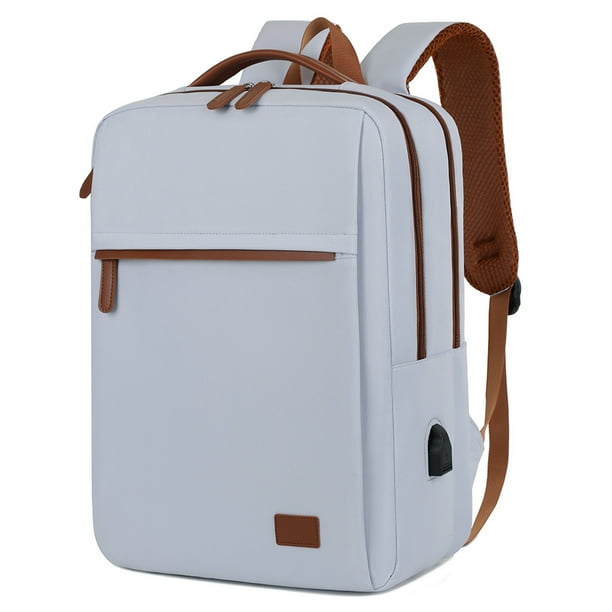 Mochila unisex para ordenador portátil, resistente al agua, mochila de gran capacidad para mujeres y hombres