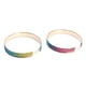 thumbnail image 4 of Pendientes de cristal de moda aleación de metal pendientes de bucle degradado colgante para mujer 12371, 4 of 10