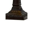 thumbnail image 4 of Eli 14 Inch Accent Lamp, Stained Square Tiffany Style Shade, Bronze Frame, 4 of 5