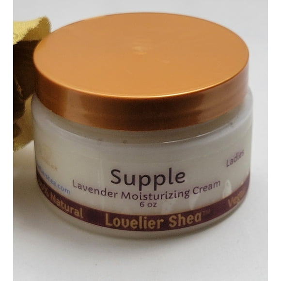Lovelier Shea Butter Lavender Moisturizing Cream, 2 x 6 oz