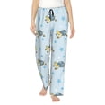 thumbnail image 1 of Balery Cartoon Turtle Pantalones de pijama para mujer, pijamas ultraligeros, pantalones de estar por casa-Small, 1 of 6