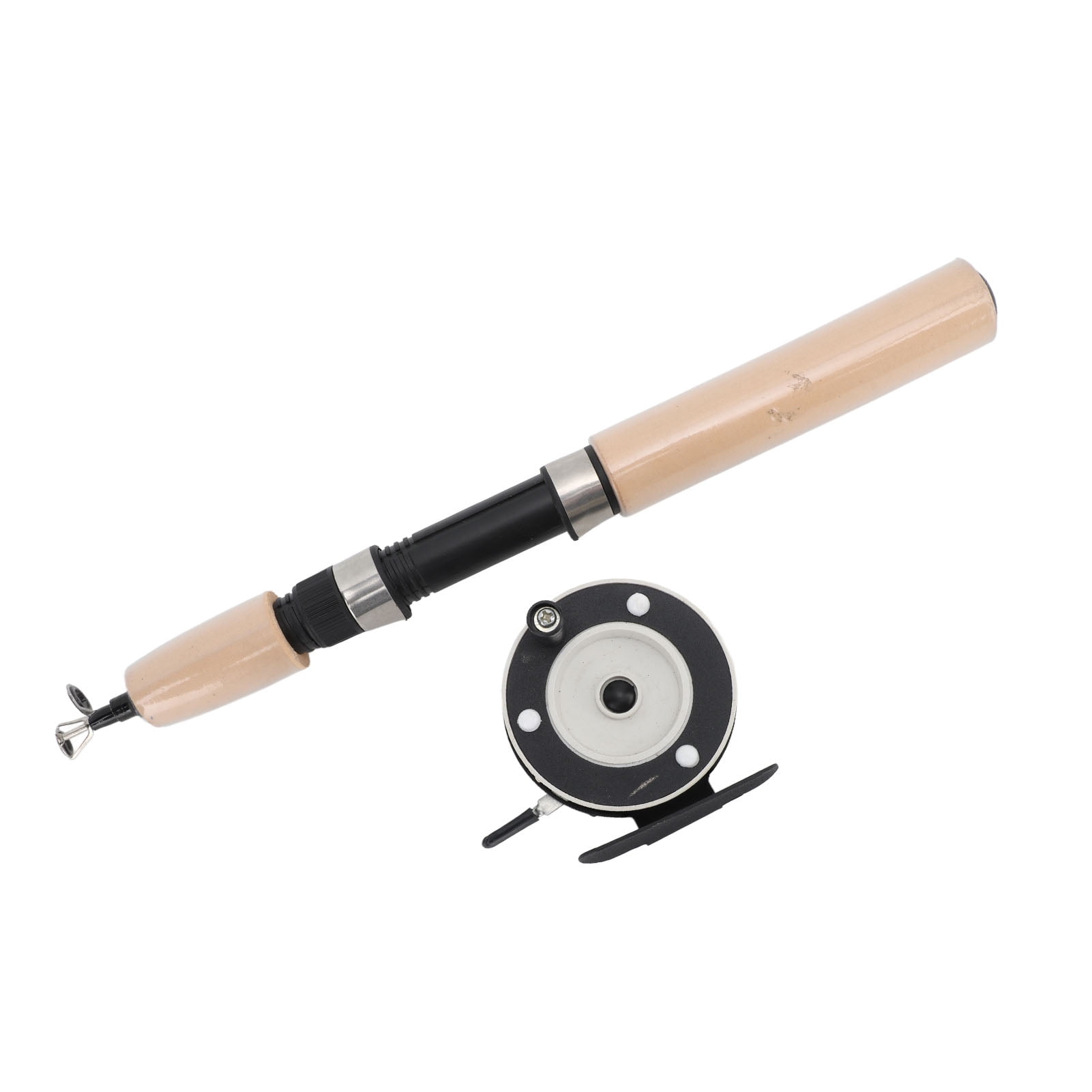 Ice Fishing Rod Reel, Easy To Carry Ice Fishing Rod Reel Combo Sturdy 65cm Comfortable Grip  for Pond