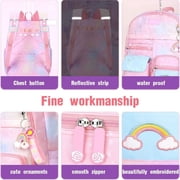 Girls Backpack, School Backpacks, Cute Book Bag with Compartments for Teen Girl Kid Students Elementary Middle School