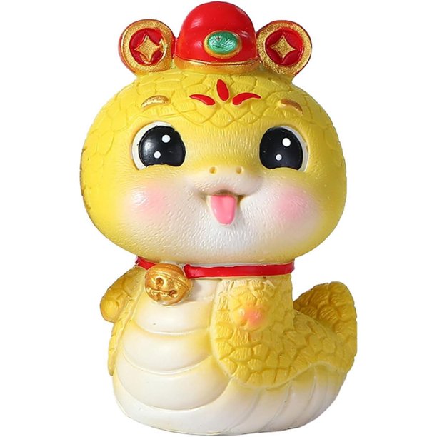 onlyliua ¡ Ofertas de Liquidación de Hoy Prime! Figura de Serpiente con Signo Chino, Figura Coleccionable de Resina, Decoración de Mesa